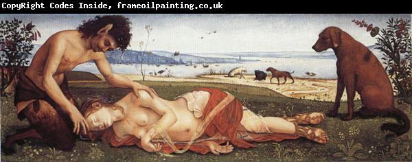 Piero di Cosimo Satyr Mourning over a Nymph